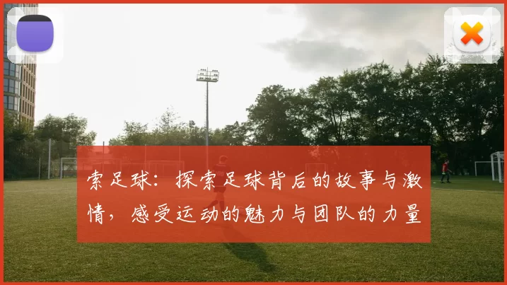 索足球：探索足球背后的故事与激情，感受运动的魅力与团队的力量